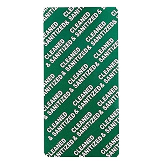 Cleaned & Sanitized Tamper Evident stickers 450 ct - Picture 3 of 7